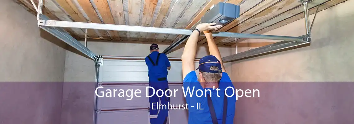 Garage Door Won't Open Elmhurst - IL